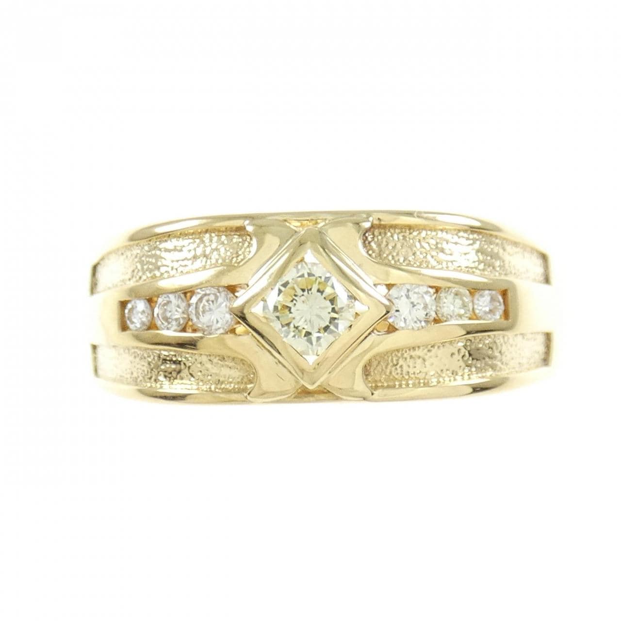 K18YG ダイヤモンド リング 0.18CT