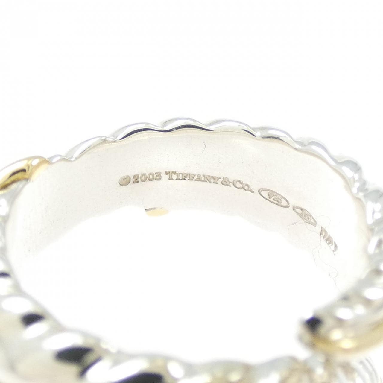 【ヴィンテージ】ティファニー 750YG/925 リング