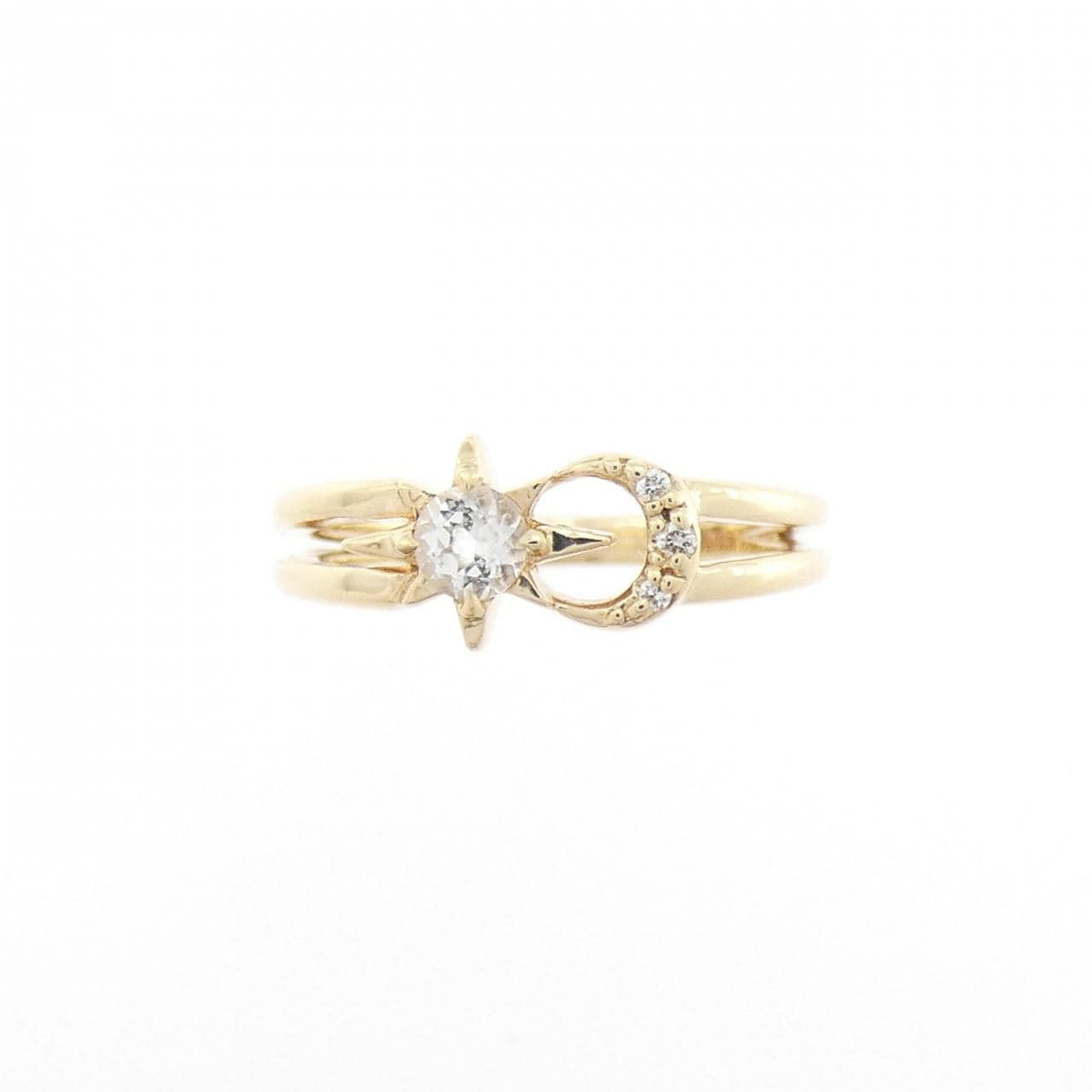 スタージュエリー ホワイトトパーズ ピンキーリング