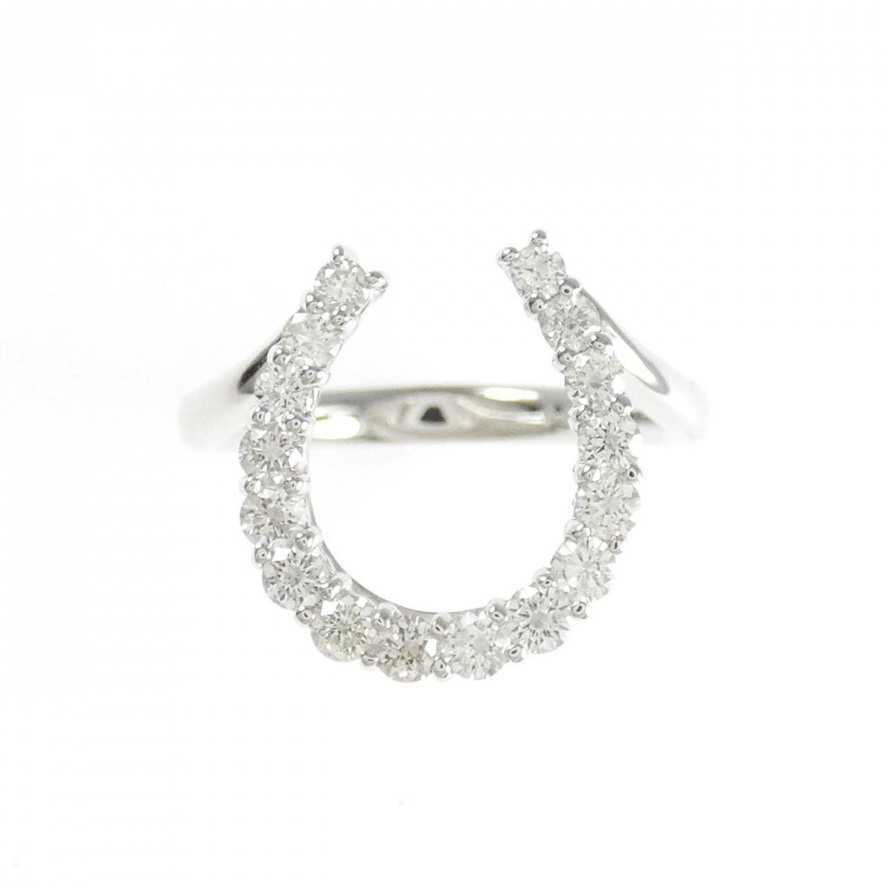 K18WG ダイヤモンド リング 0.58CT