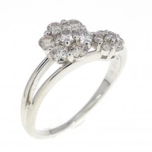 PT フラワー ダイヤモンド リング 0.29CT