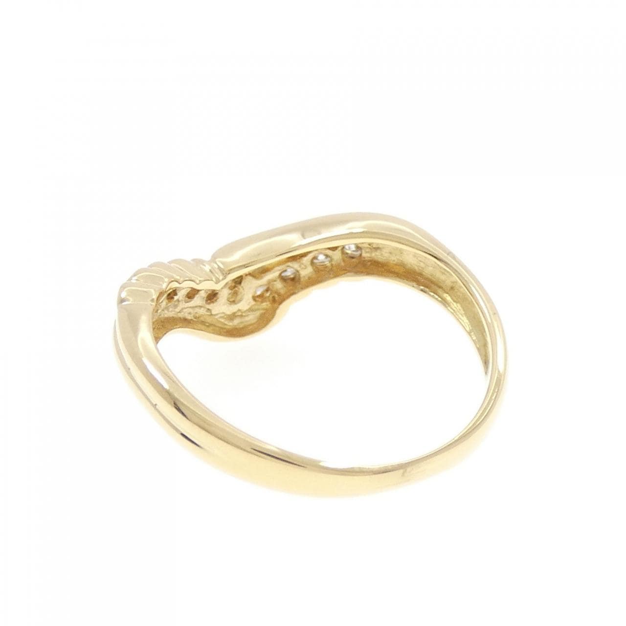 K18YG ダイヤモンド リング 0.30CT