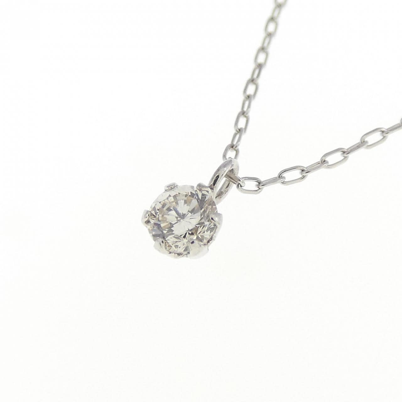 【新品】PT ダイヤモンド ネックレス 0.09CT