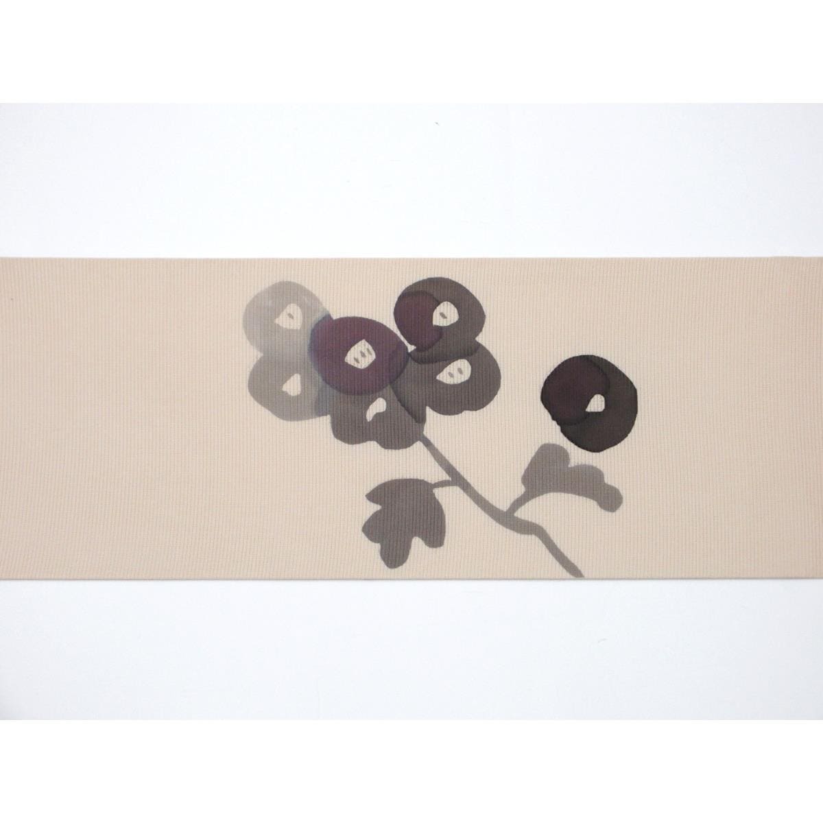 夏名古屋帯　絽織染帯　臈纈染【高久空木】