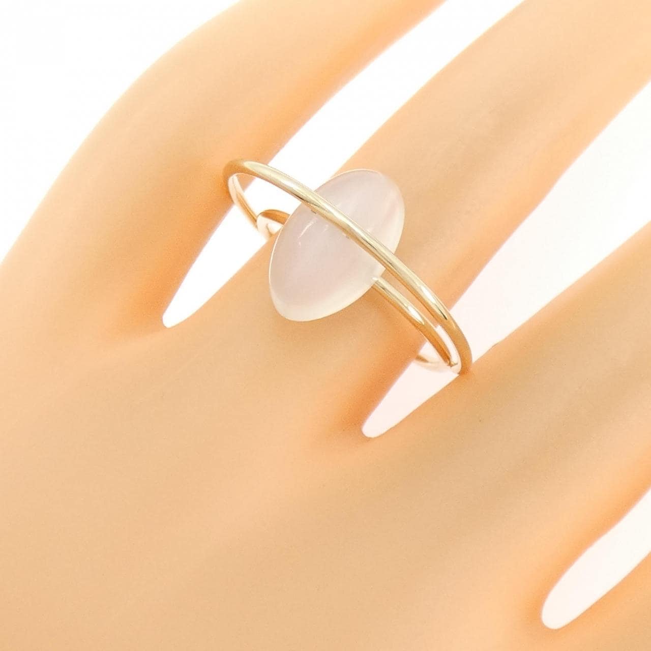 K10YG ムーンストーン リング