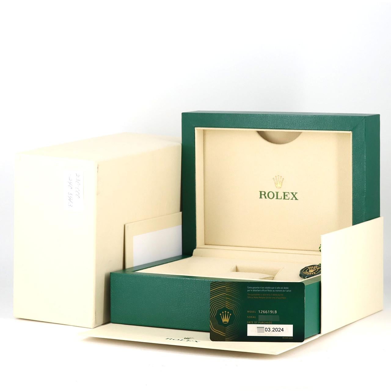 ロレックス サブマリーナーデイト 126619LB WG 自動巻 ランダム番