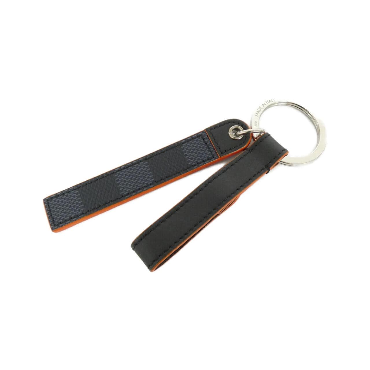 ルイヴィトン ダミエ コバルト ポルト クレ ベルト タブ M67776 キーリング