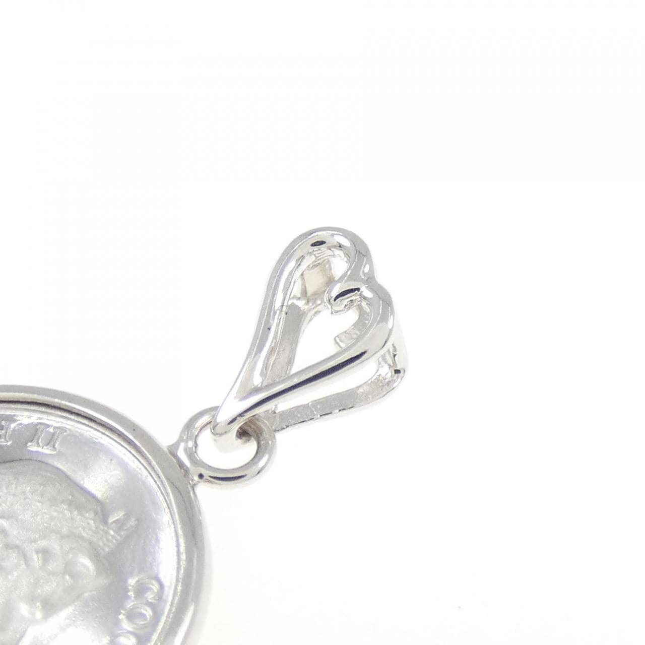 PT900(枠) コイン ペンダント