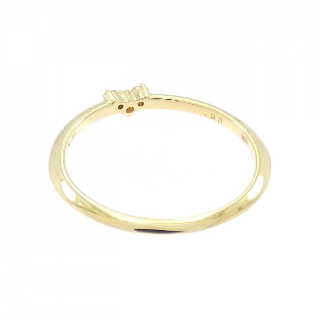 アガット ダイヤモンド リング 0.03CT