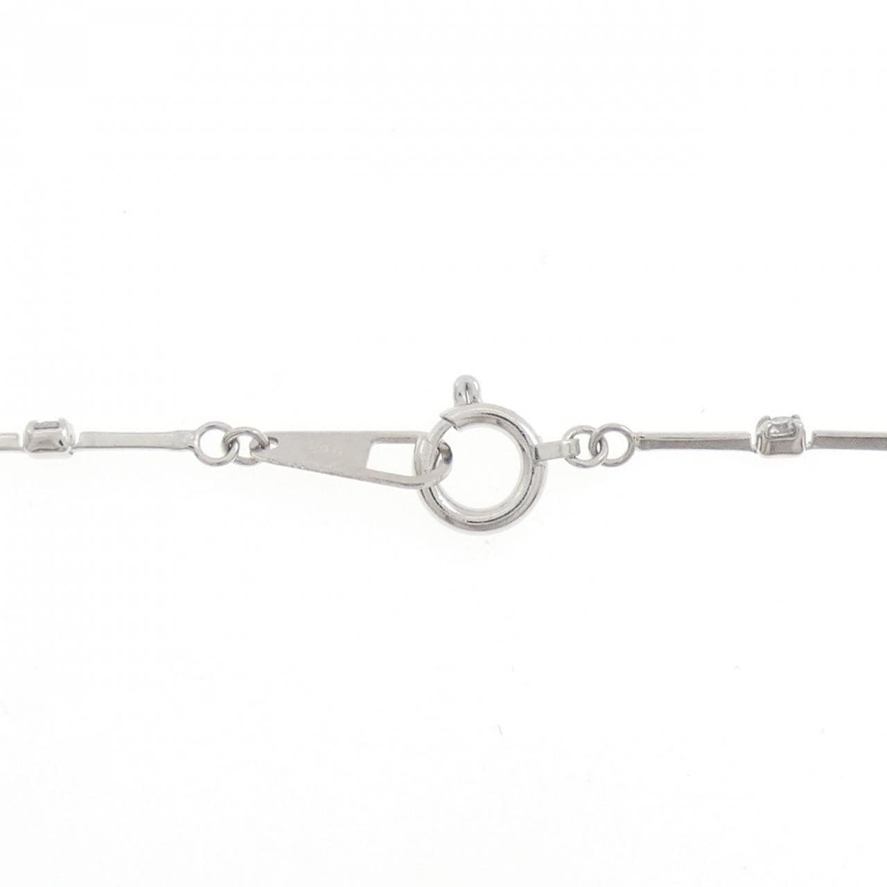 K18WG ダイヤモンド ネックレス 1.00CT
