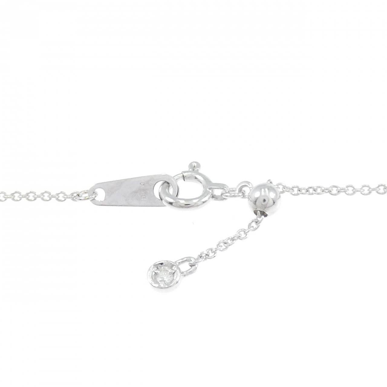 K18WG ダイヤモンド ブレスレット 0.16CT