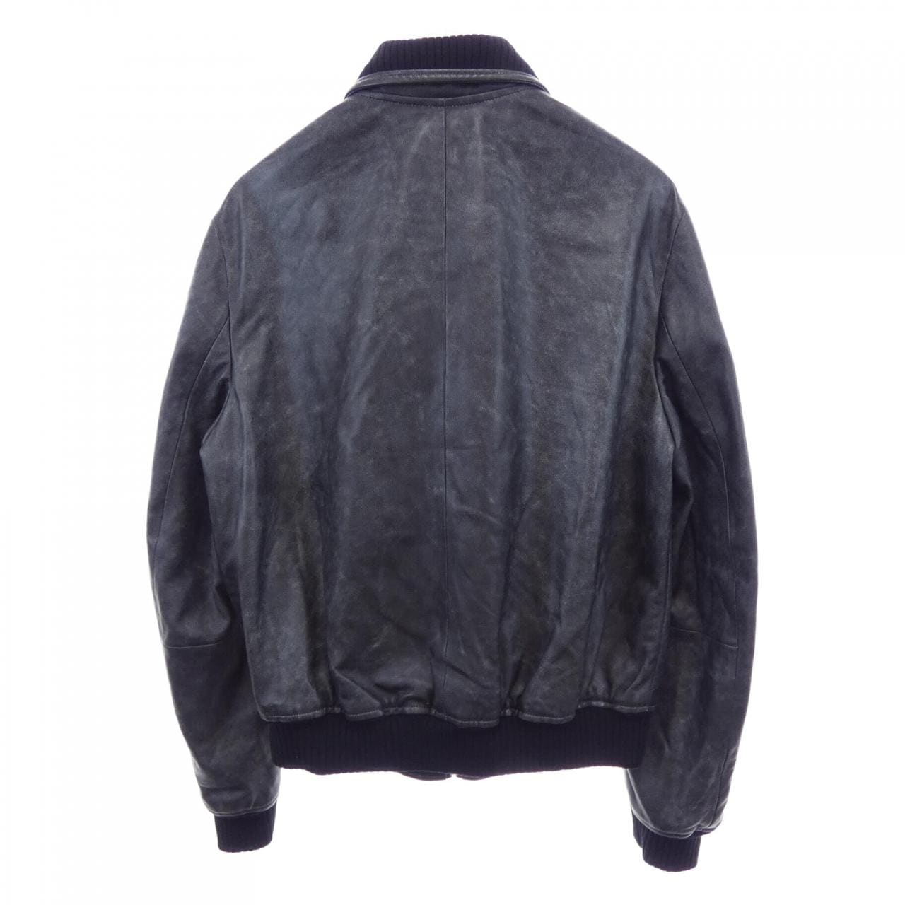 ルイヴィトン LOUIS VUITTON ヴィンテージエフェクトレザー トラックトップ HVL10W754 レザージャケット