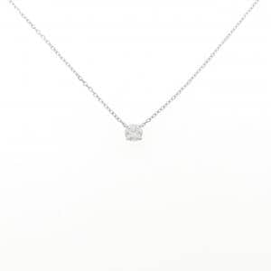 カルティエ ダイヤモンド ネックレス 0.28CT E VVS1 3EXT