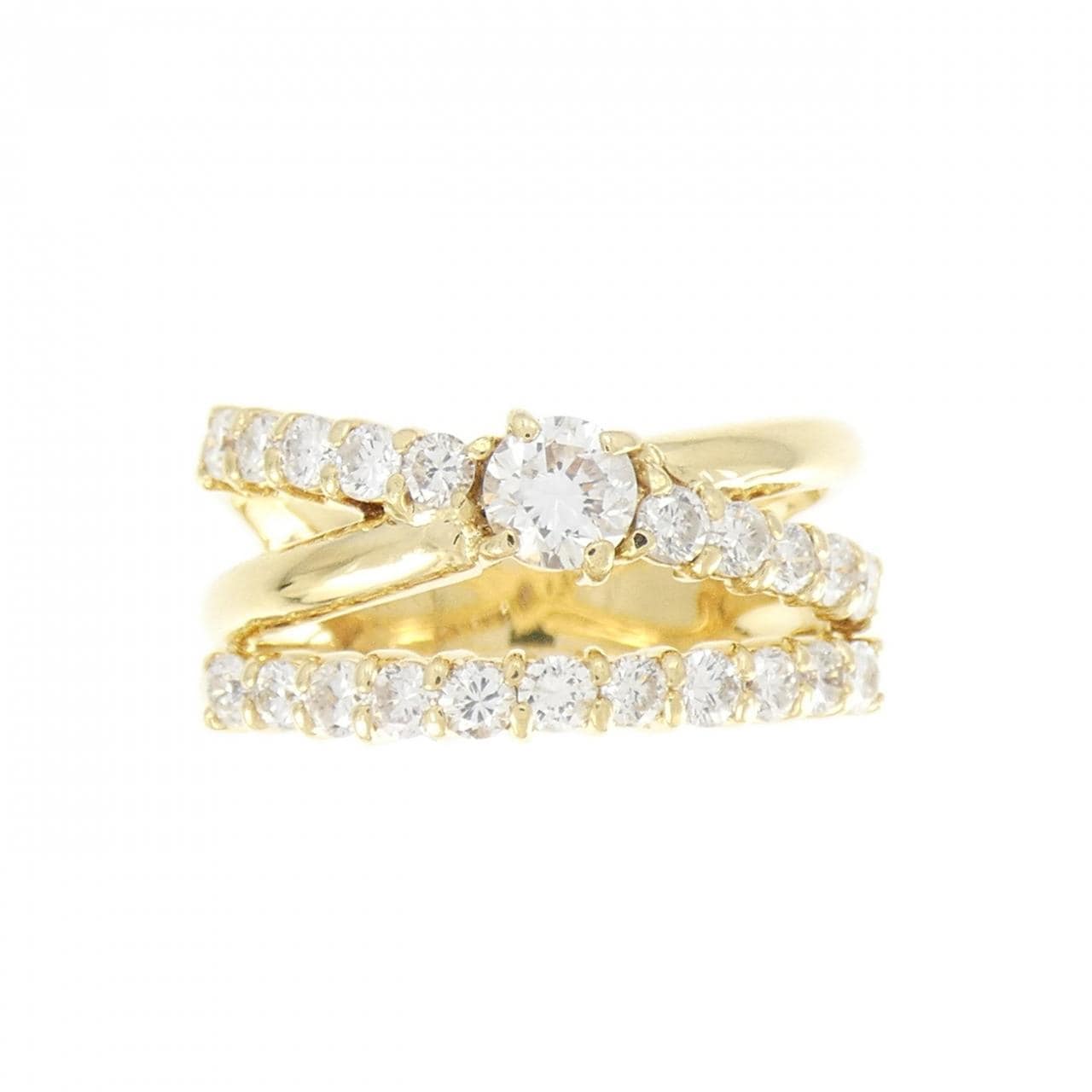 K18YG ダイヤモンド リング 1.00CT