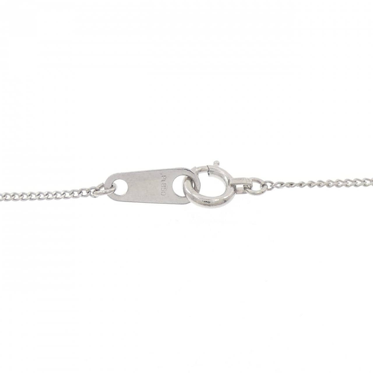 PT900/PT850 オパール ネックレス 0.66CT