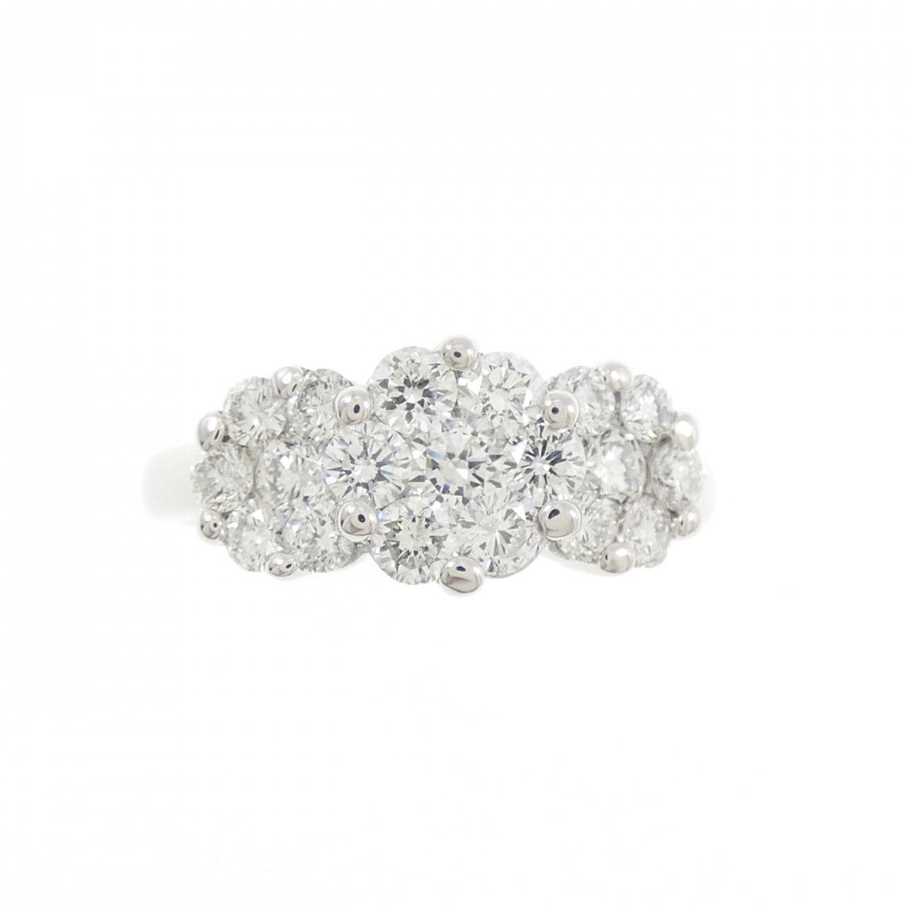 K18WG ダイヤモンド リング 1.03CT