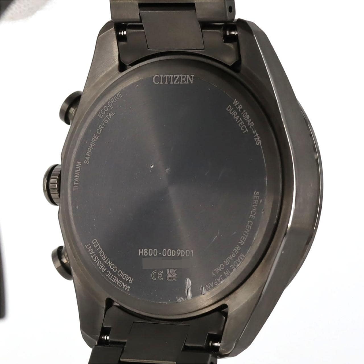 シチズン アテッサ 電波時計 H800-00D9D01/AT8294-59E TI ソーラークォーツ