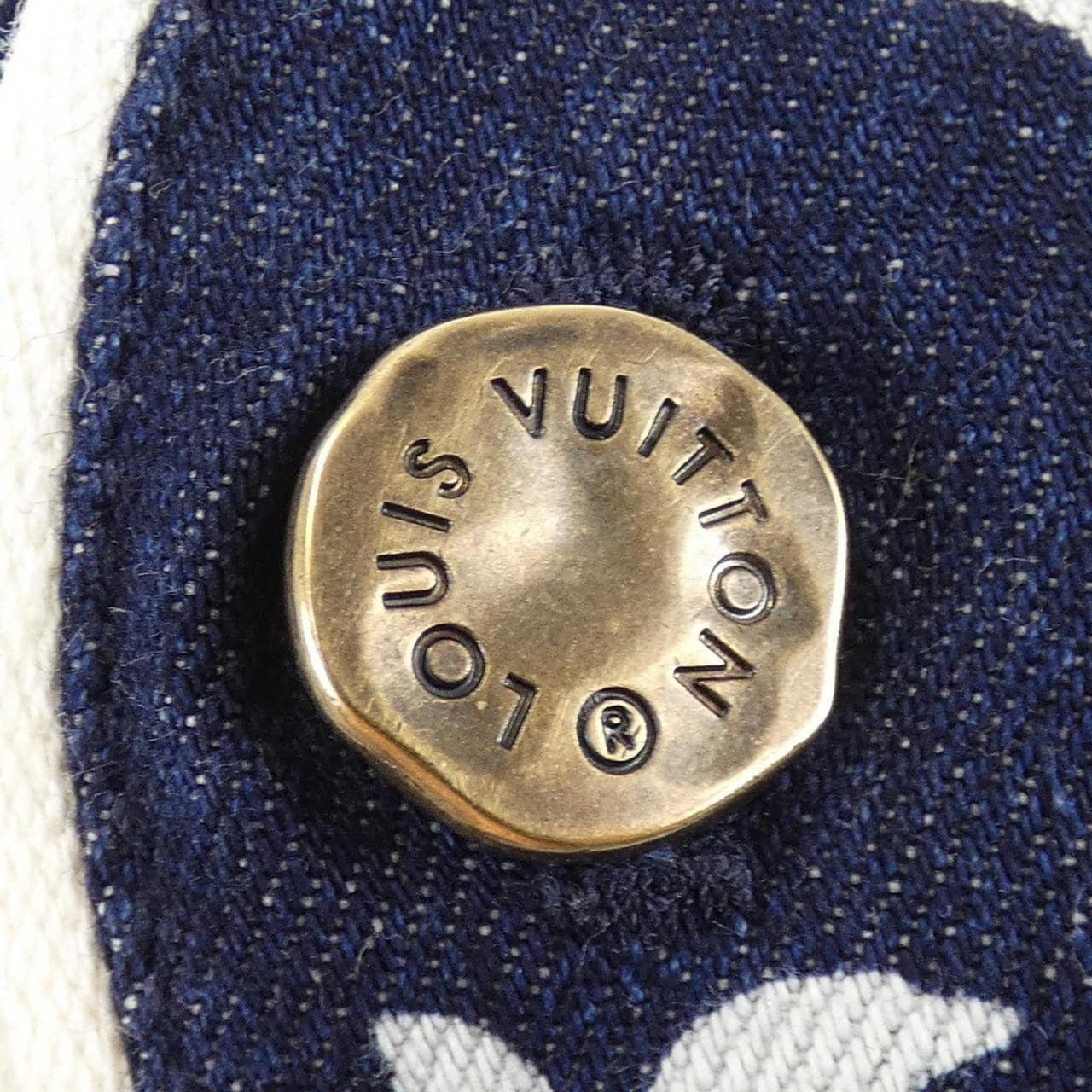 ルイヴィトン LOUIS VUITTON LVリーフデニムベースボールシャツ HJS15WVFV S／Sシャツ