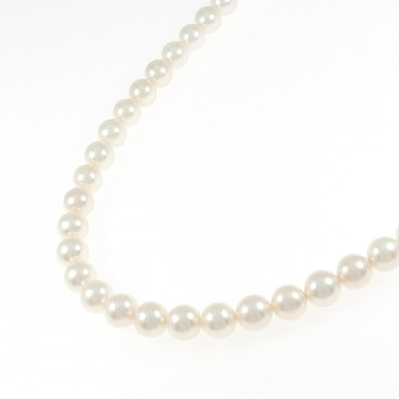 シルバークラスプ アコヤパール ネックレス 7-7.5mm