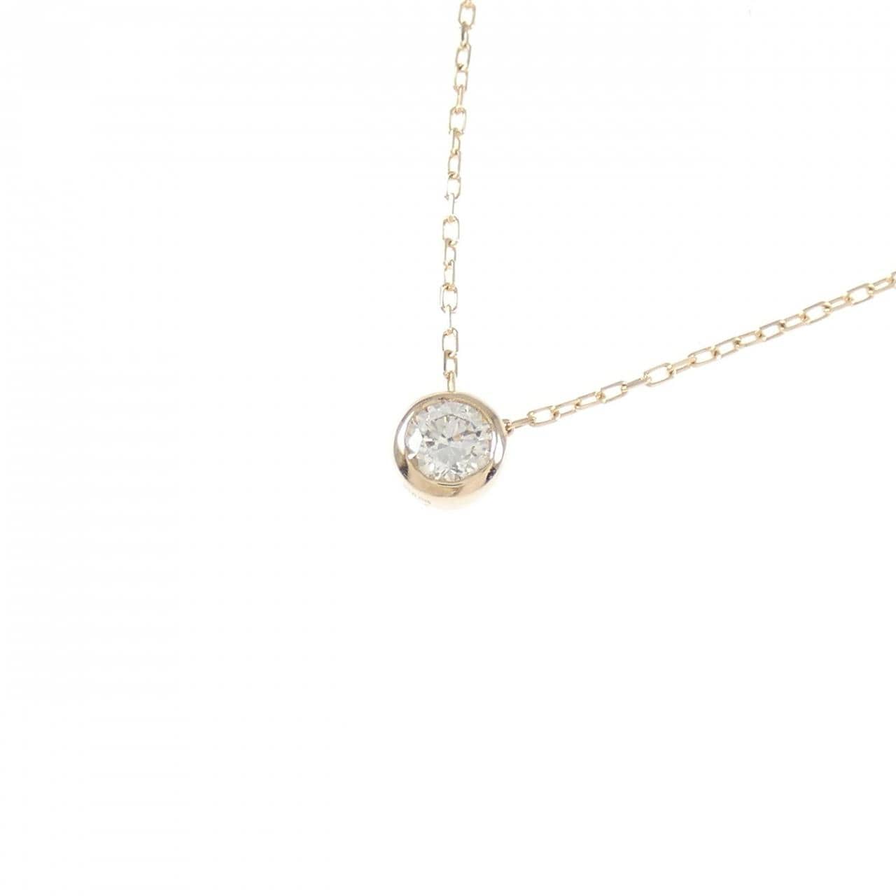 K18PG ダイヤモンド ネックレス 0.15CT