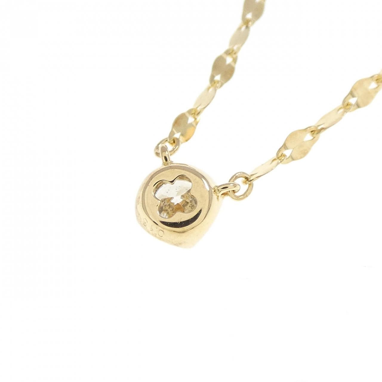 K18YG ダイヤモンド ネックレス 0.13CT