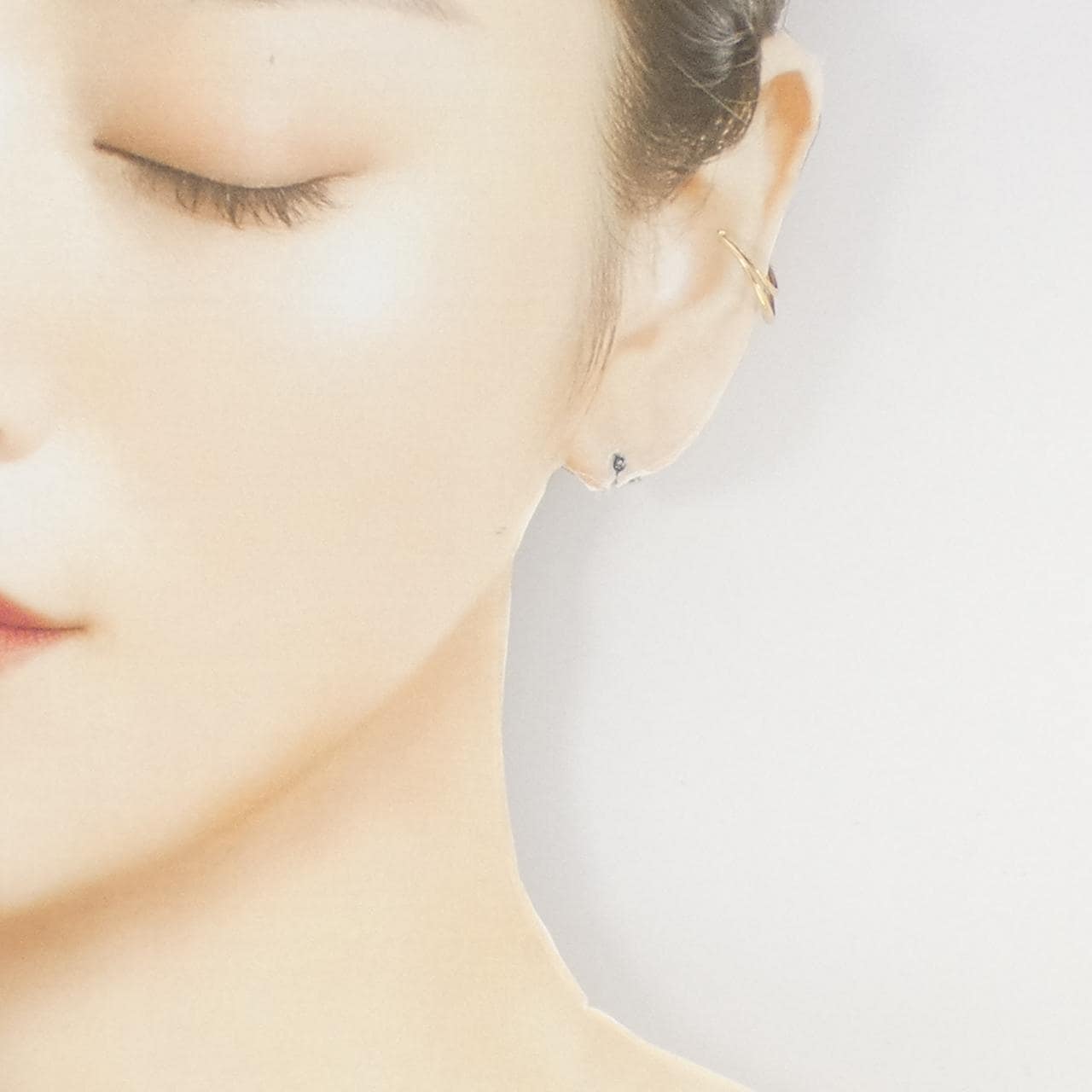 リラ K10YG イヤーカフ 片耳