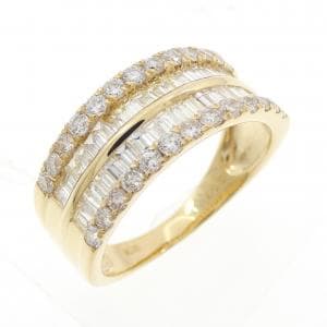 K18YG ダイヤモンド リング 1.00CT