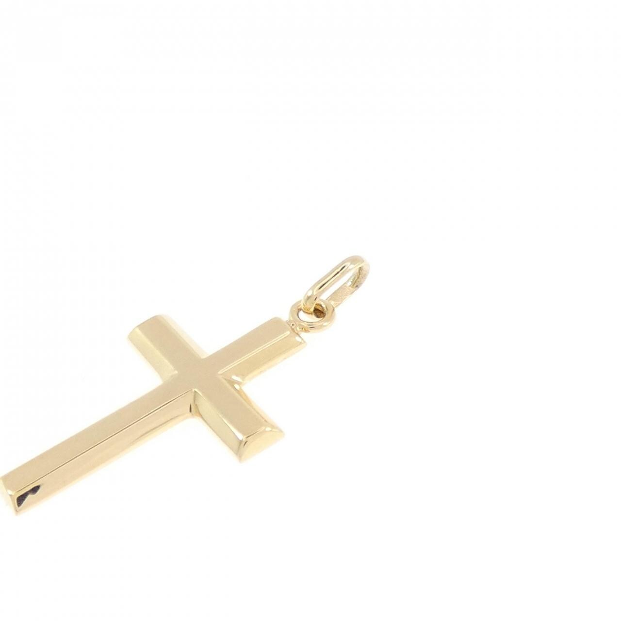 【新品】K18YG クロス ペンダント