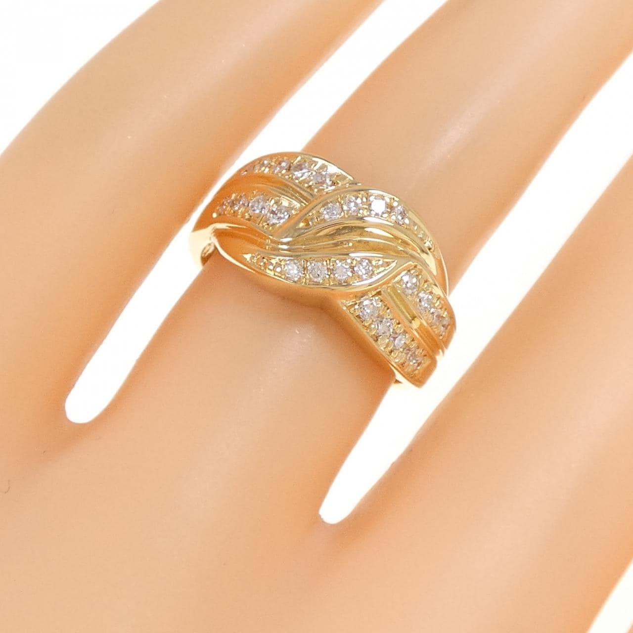 ギンザ タナカ ダイヤモンド リング 0.28CT