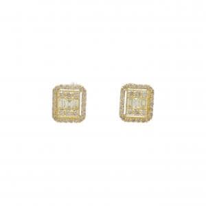 K18YG ダイヤモンド ピアス 0.56CT