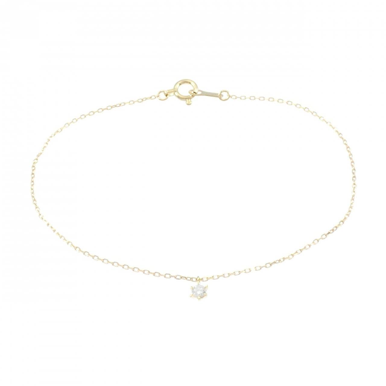 K18YG ダイヤモンド ブレスレット