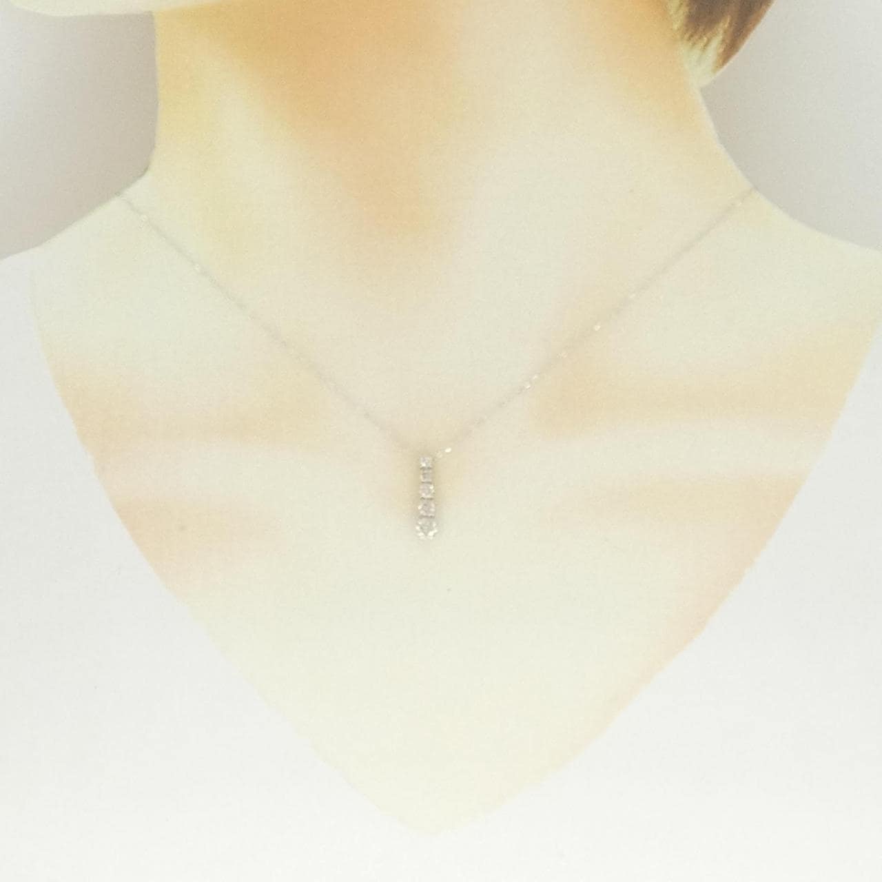 PT950 ダイヤモンド ネックレス 0.50CT