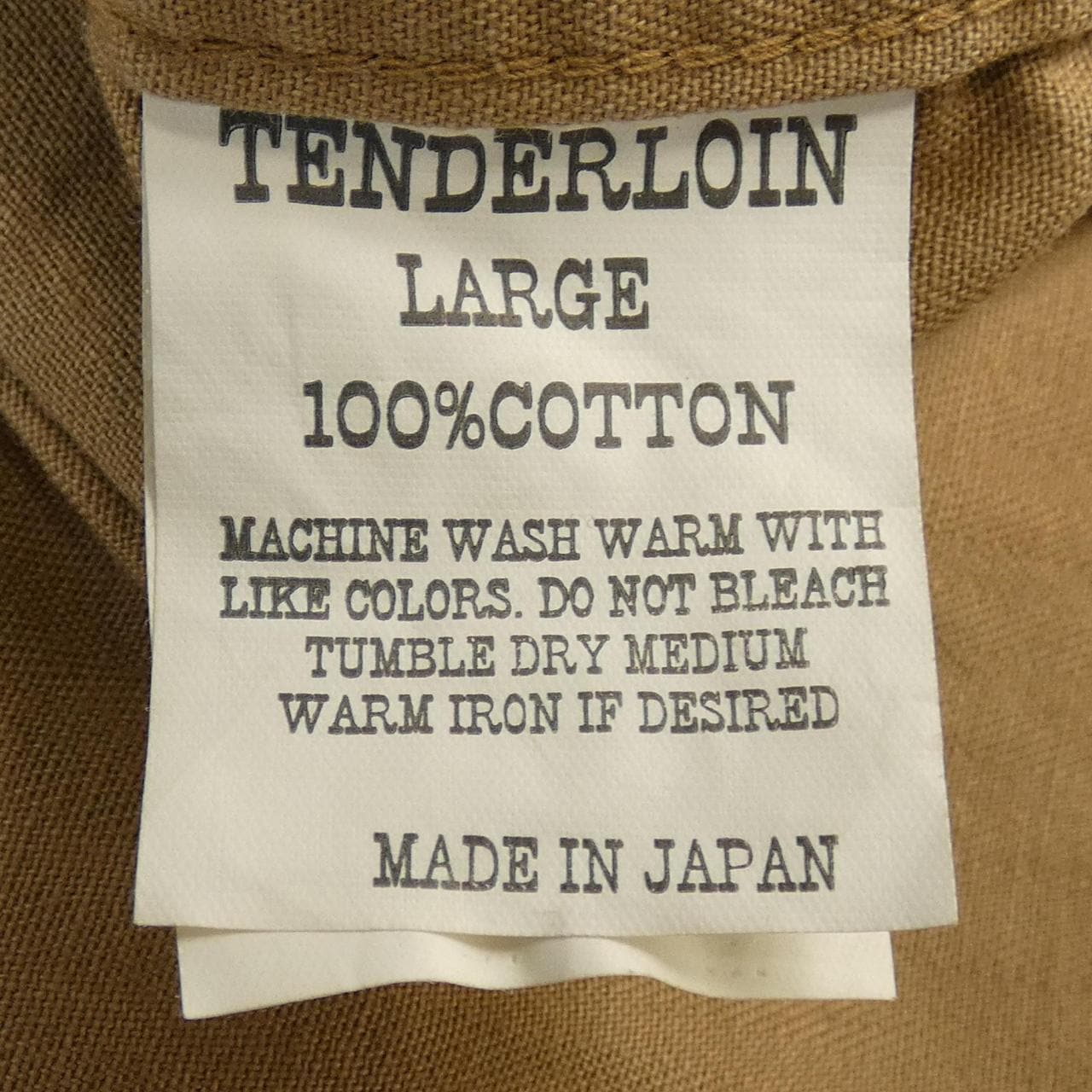 テンダーロイン TENDERLOIN S／Sシャツ