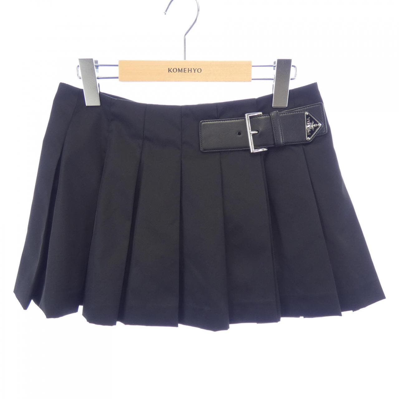 プラダ PRADA RE-NYLON プリーツ ミニスカート トライアングルロゴ 21H922 S222 1WQ8 スカート