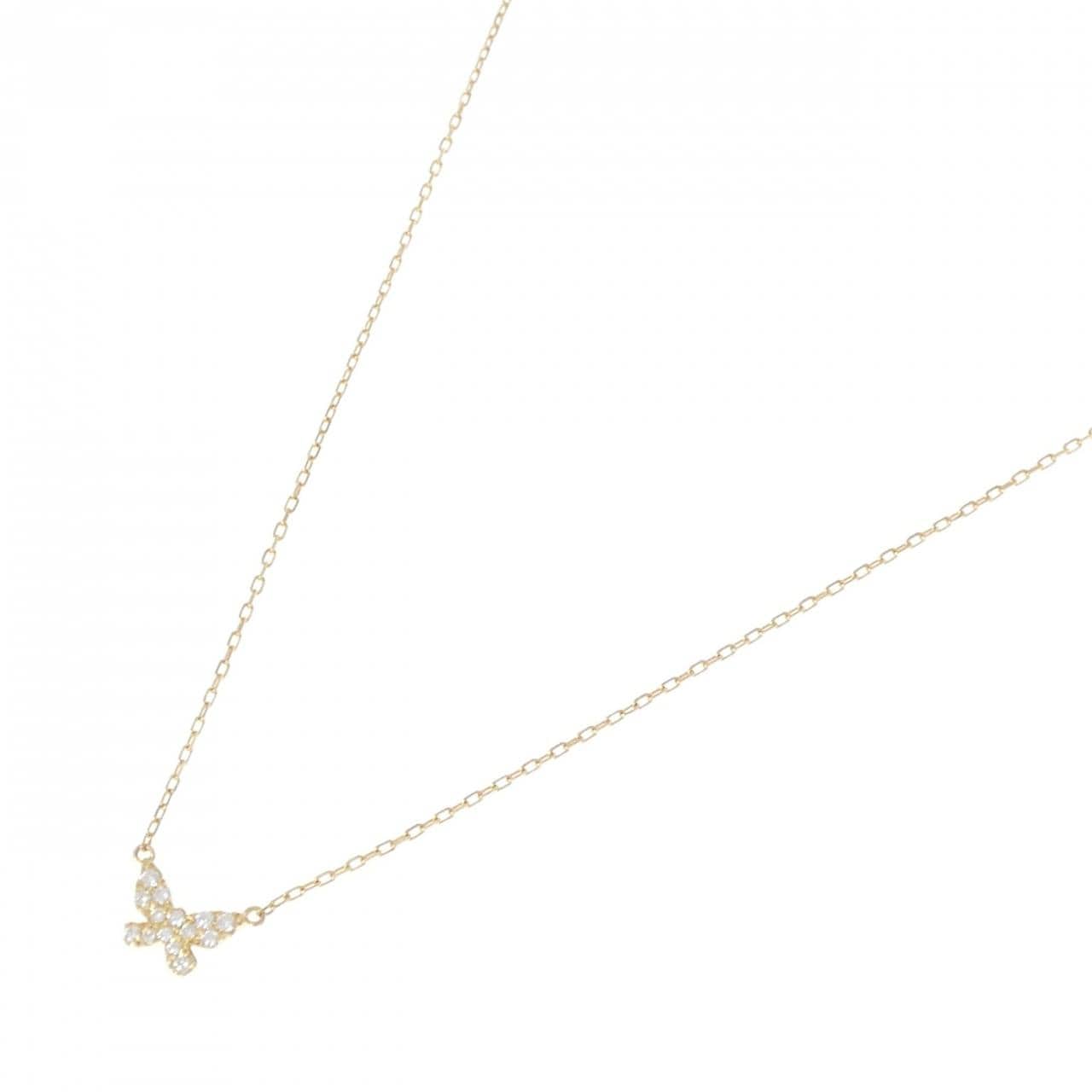 アーカー バタフライ ネックレス 0.06CT