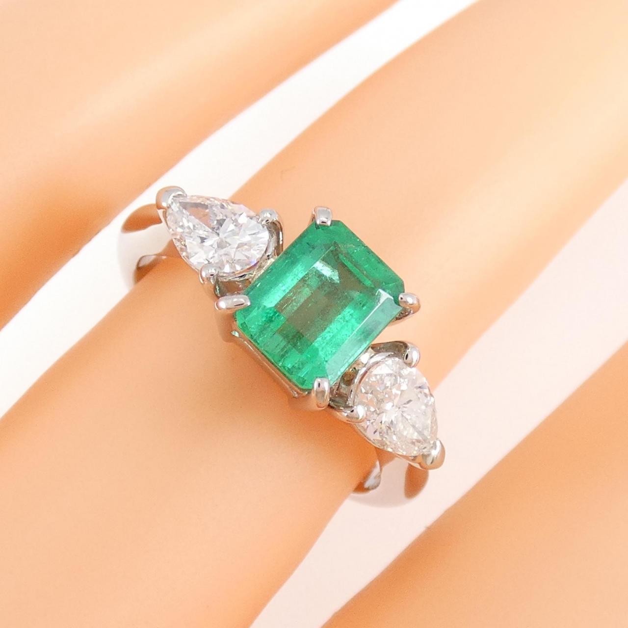 PT エメラルド リング 0.10CT | www.jarussi.com.br