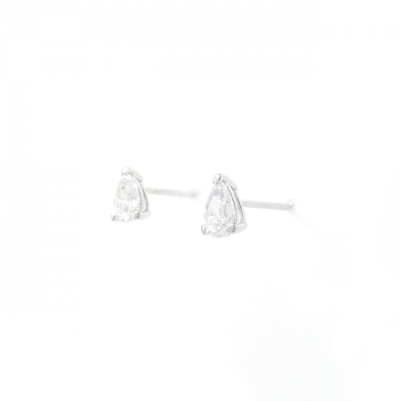 PT Diamond Earrings 0.308CT 0.333CT DF SI1 Pear Shape