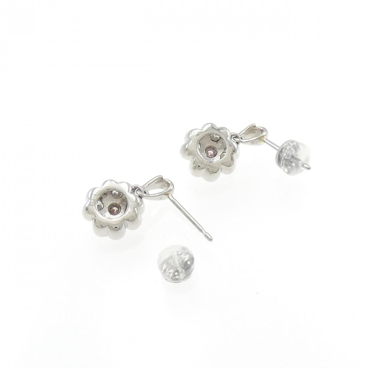 PT ダイヤモンド ピアス 0.090CT 0.093CT FIP-FOP I1