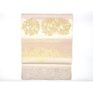 【未使用品】袋帯　三眠蚕糸