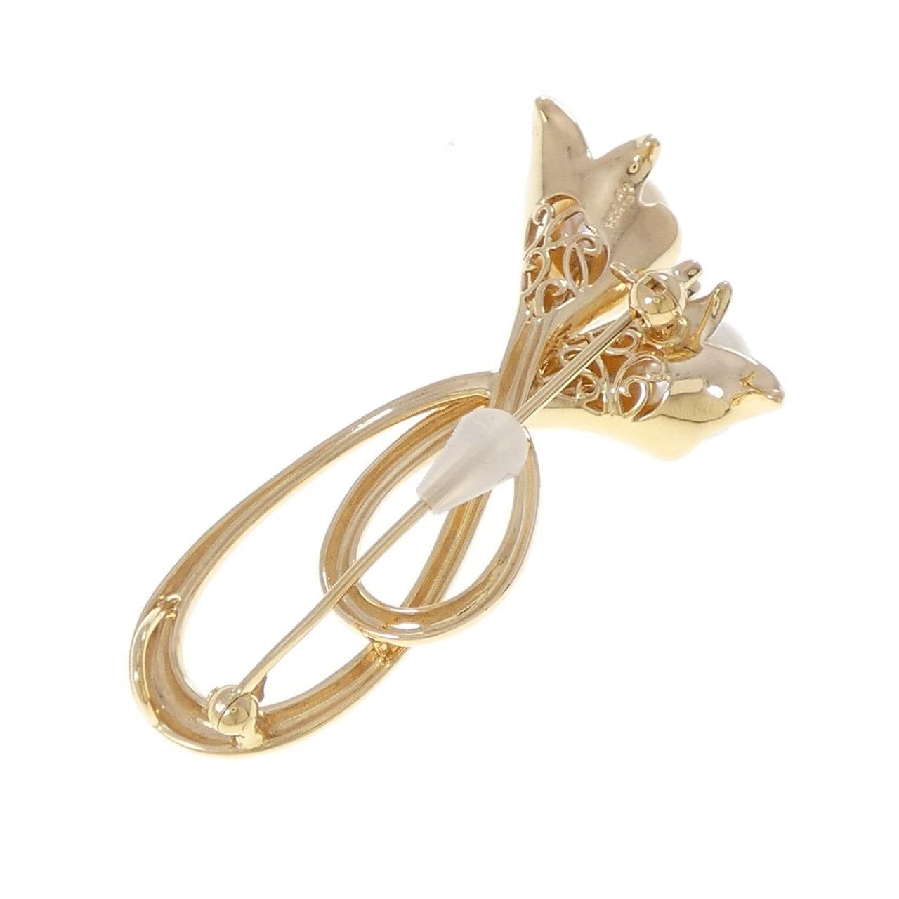 タサキ 白蝶パール ブローチ