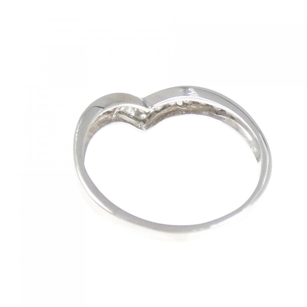 K18WG ダイヤモンド リング 0.25CT