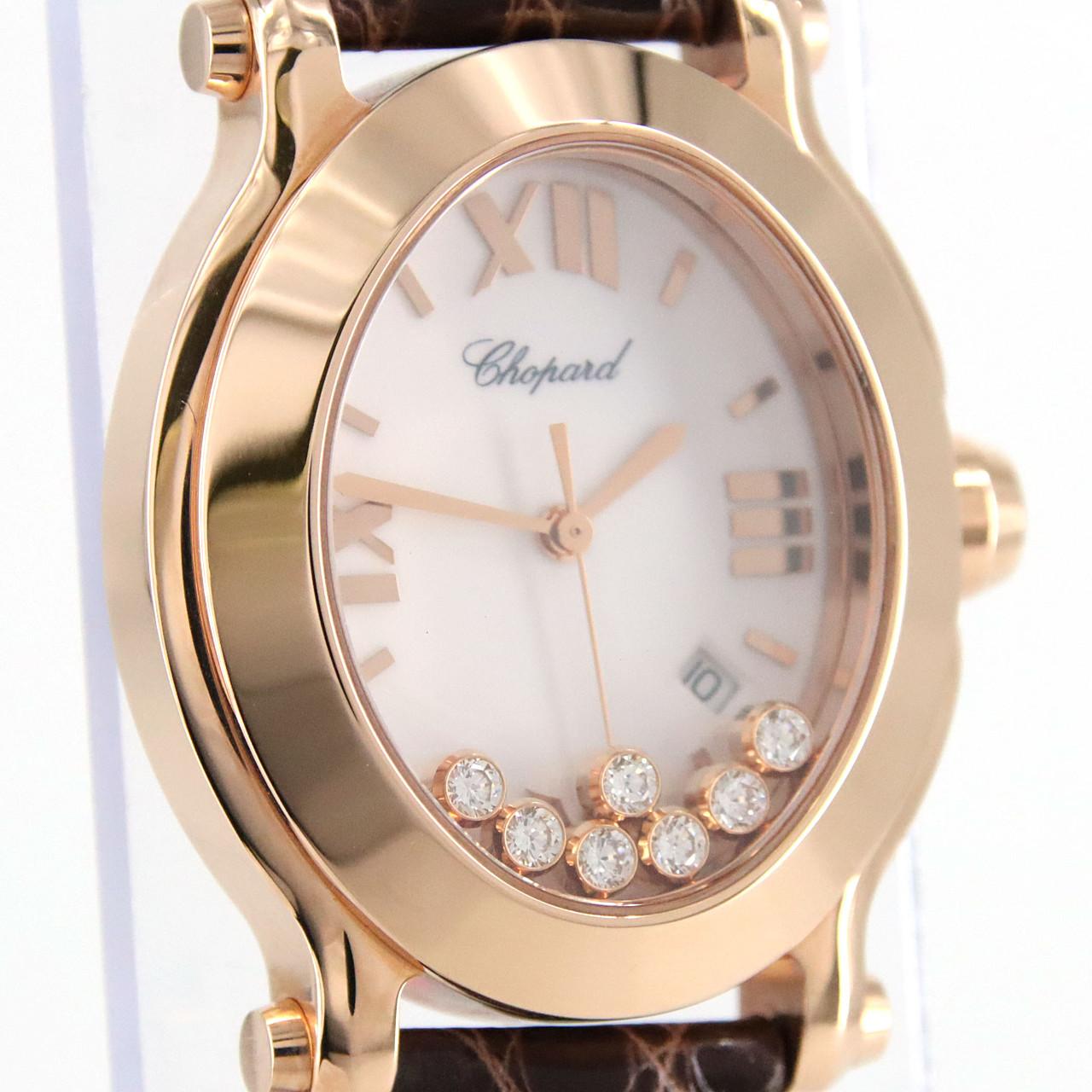 [新品] CHOPARD Happy Sports Oval RG･7P 275350-5001 PG･RG石英