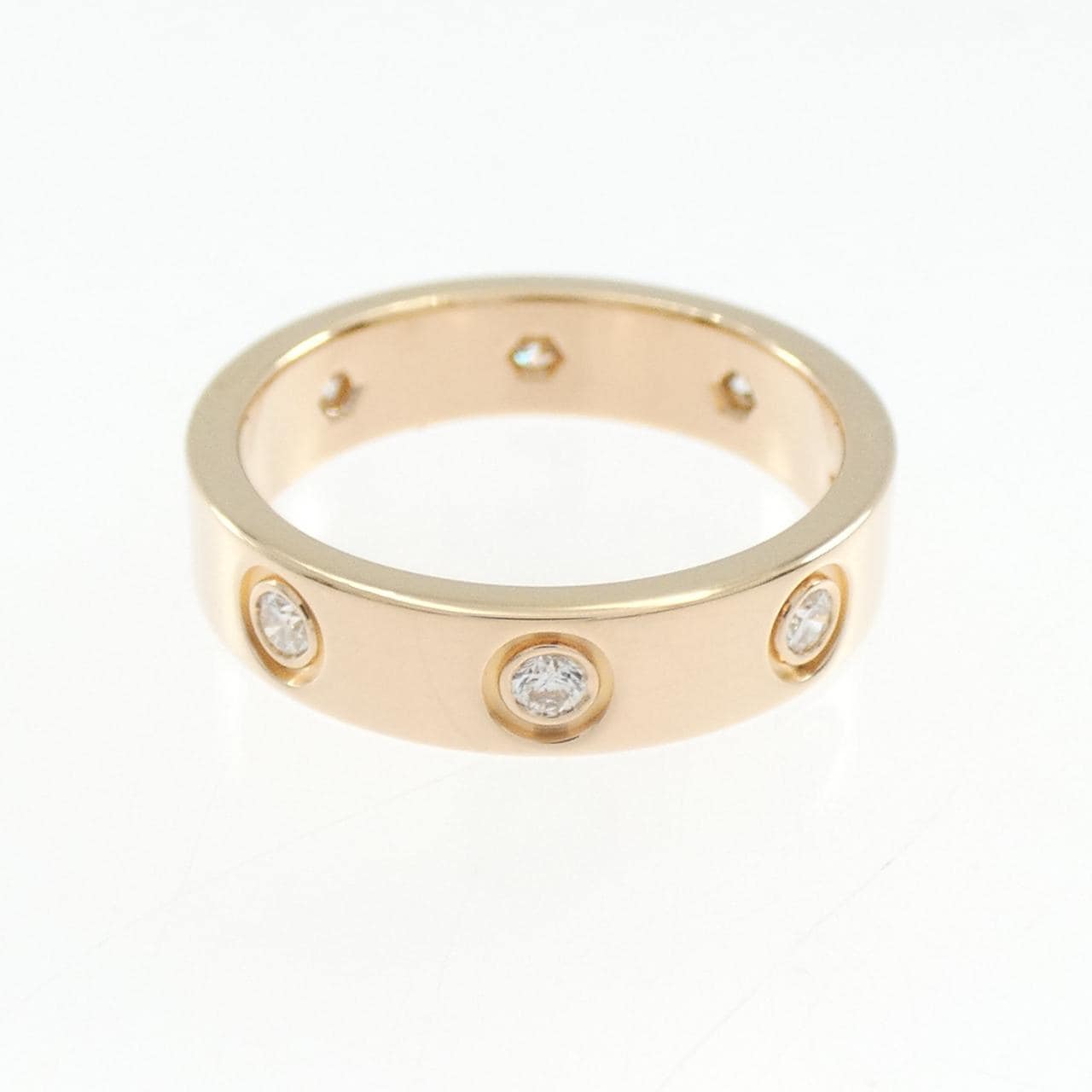 カルティエ ミニラブ フルダイヤ リング