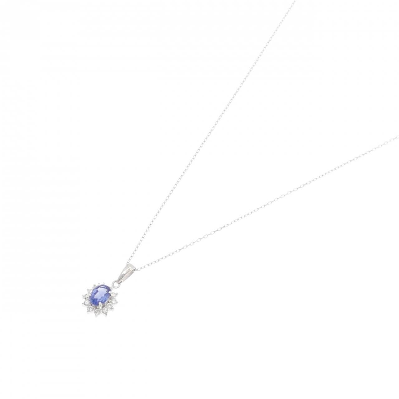 PT/PT850 サファイヤ ネックレス 0.57CT