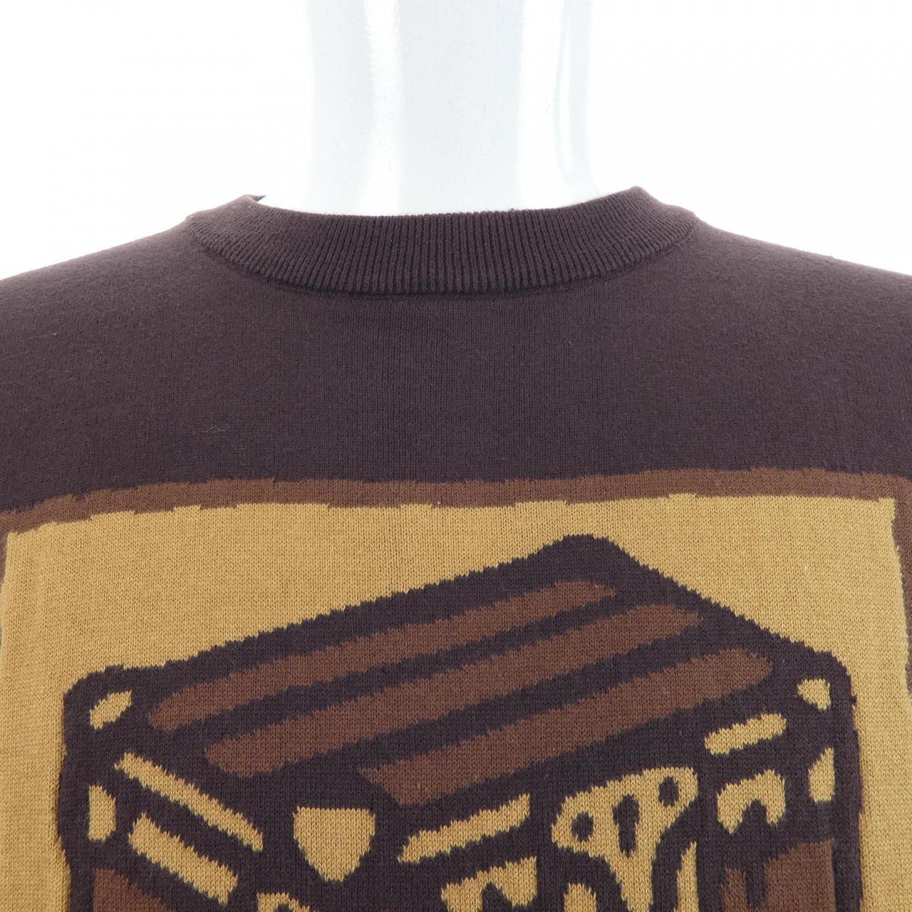 ルイヴィトン LOUIS VUITTON ショートスリーブコットンインターシャクルーネック HQN83WAUR ニット