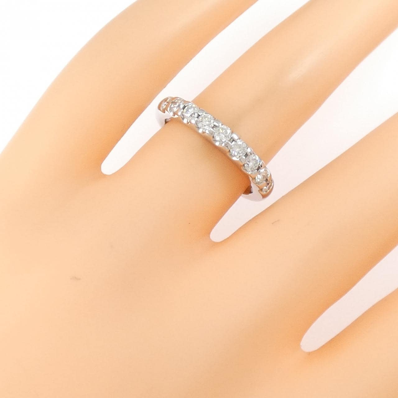 PT900 ハーフエタニティ ダイヤモンド リング 0.50CT