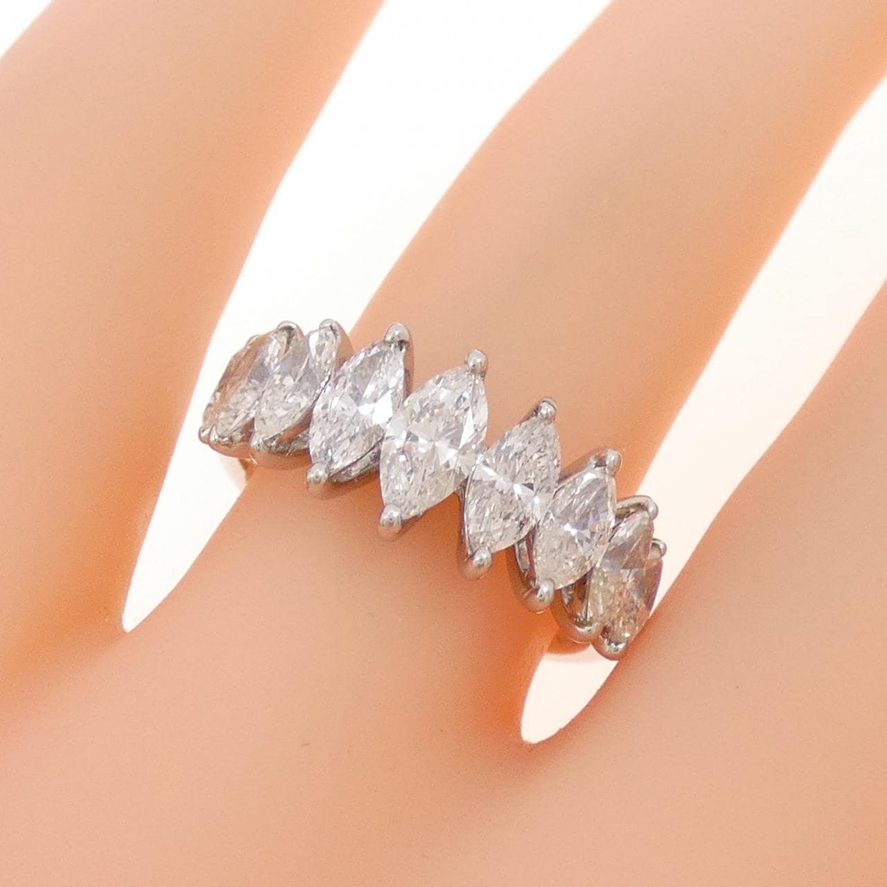 PT900 ダイヤモンド リング 1.71CT