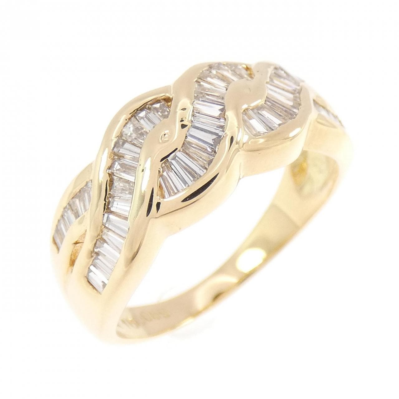 K18YG ダイヤモンド リング 0.69CT
