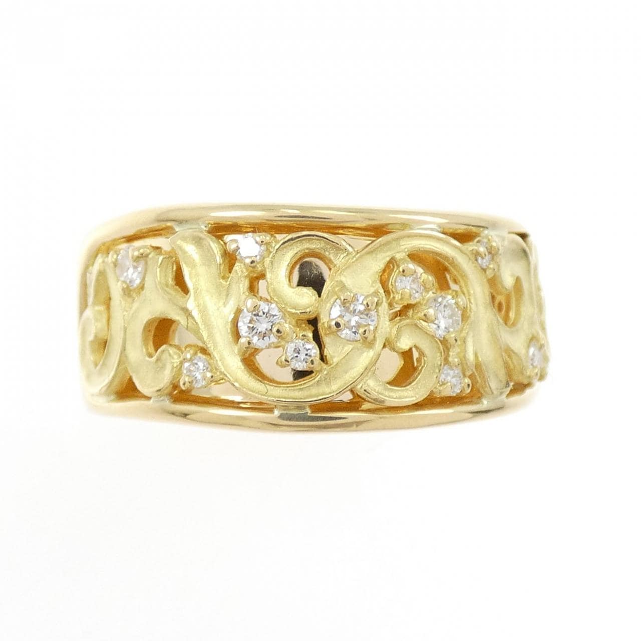 K18YG ダイヤモンド リング 0.23CT