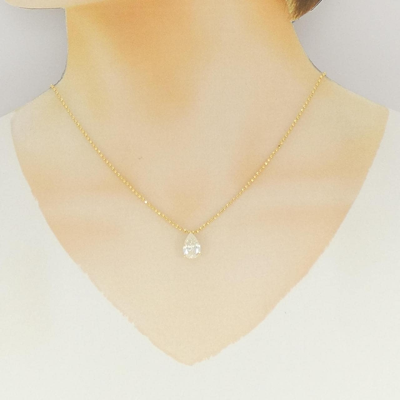 K18YG ダイヤモンド ネックレス 2.23CT